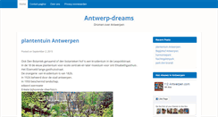 Desktop Screenshot of antwerp-dreams.be