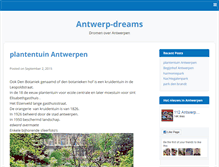 Tablet Screenshot of antwerp-dreams.be